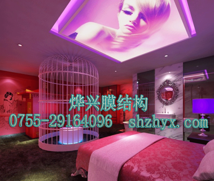 室內(nèi)軟膜天花背景墻，唯美得發(fā)光